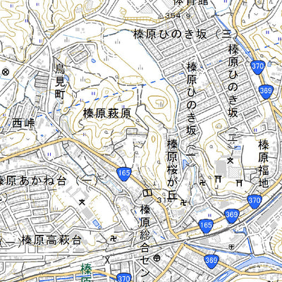 513567 初瀬（はせ Hase）, 地形図
