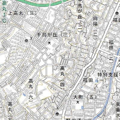 513570 須磨（すま Suma）, 地形図