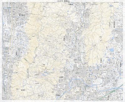 513575 信貴山（しぎさん Shigisan）, 地形図