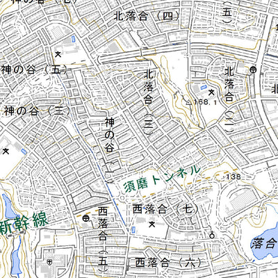 523500 前開（ぜんかい Zenkai）, 地形図