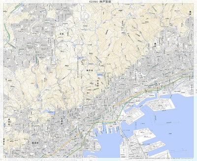 523501 神戸首部（こうべしゅぶ Kobeshubu）, 地形図