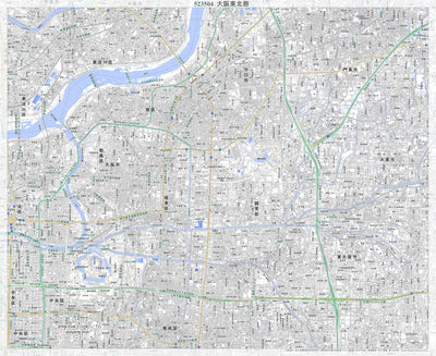 523504 大阪東北部（おおさかとうほくぶ Osakatohokubu）, 地形図