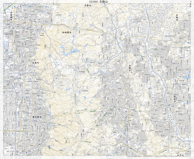 523505 生駒山（いこまやま Ikomayama）, 地形図