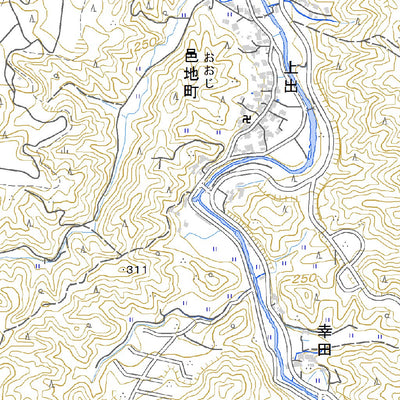 523507 柳生（やぎゅう Yagyu）, 地形図