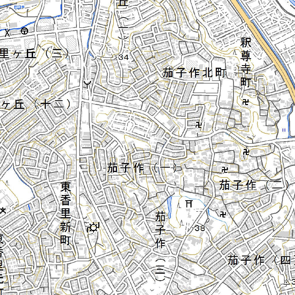 523515 枚方(ひらかた Hirakata), 地形図 Map by Pacific Spatial Solutions, Inc ...
