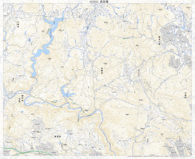 523522 武田尾（たけだお Takedao）, 地形図