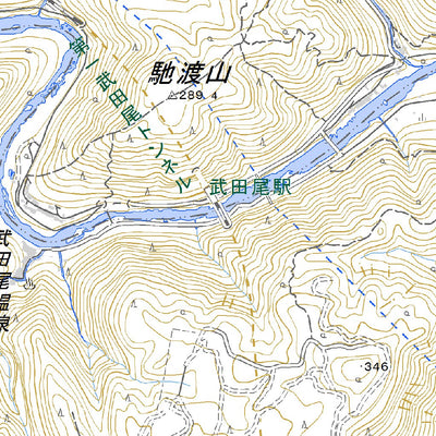 523522 武田尾（たけだお Takedao）, 地形図