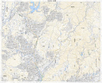 523523 広根（ひろね Hirone）, 地形図
