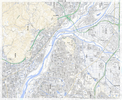 523525 淀（よど Yodo）, 地形図