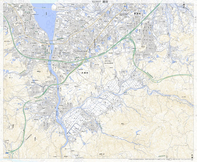 523537 瀬田（せた Seta）, 地形図