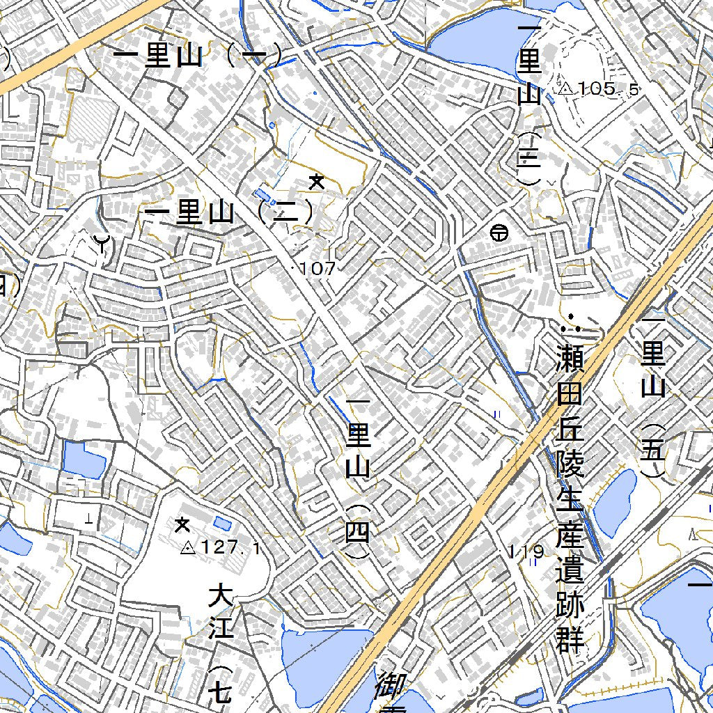 523537 瀬田（せた Seta）, 地形図 Map by Pacific Spatial Solutions