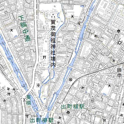 523546 京都東北部（きょうととうほくぶ Kyototohokubu）, 地形図