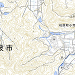 523550 柏原（かいばら Kaibara）, 地形図