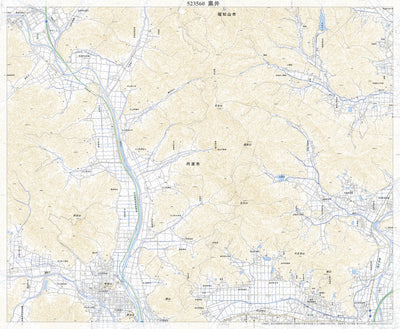 523560 黒井（くろい Kuroi）, 地形図