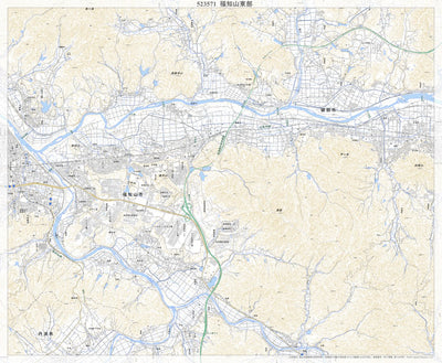 523571 福知山東部（ふくちやまとうぶ Fukuchiyamatobu）, 地形図
