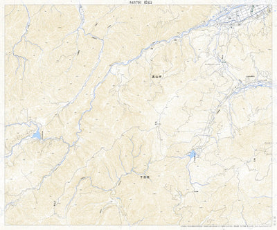 543701 位山（くらいやま Kuraiyama）, 地形図