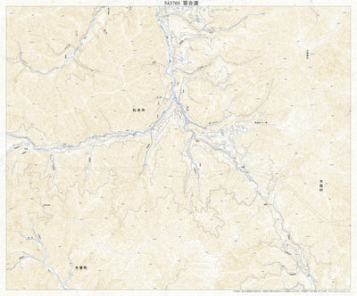 543705 寄合渡（よりあいど Yoriaido）, 地形図