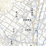 543707 北小野（きたおの Kitaono）, 地形図
