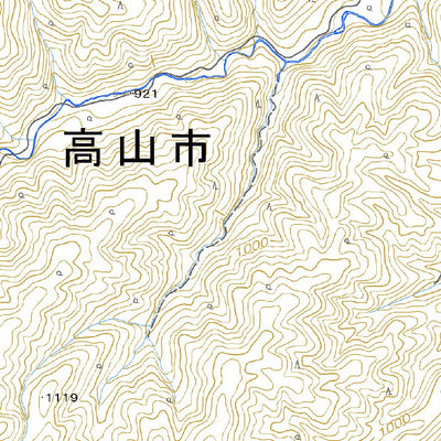 543710 夏廐（なつまや Natsumaya）, 地形図