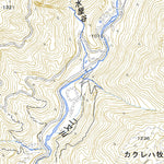 543713 飛騨青屋（ひだあおや Hidaaoya）, 地形図