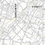 543717 塩尻（しおじり Shiojiri）, 地形図