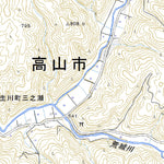 543722 町方（まちかた Machikata）, 地形図