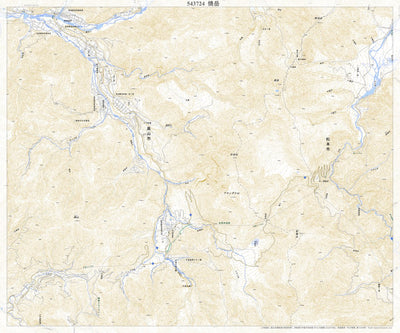 543724 焼岳（やけだけ Yakedake）, 地形図