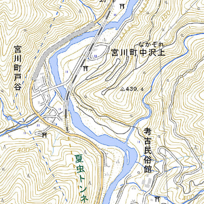 543741 打保（うつぼ Utsubo）, 地形図