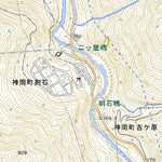 543742 鹿間（しかま Shikama）, 地形図