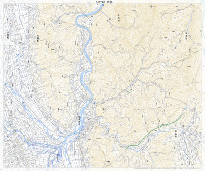 543747 明科（あかしな Akashina）, 地形図