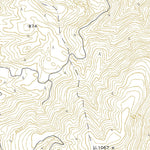 543750 利賀（とが Toga）, 地形図