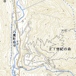 543750 利賀（とが Toga）, 地形図