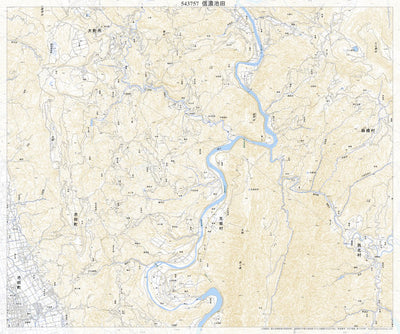 543757 信濃池田（しなのいけだ Shinanoikeda）, 地形図