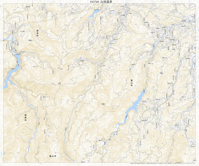 543760 山田温泉（やまだおんせん Yamadaonsen）, 地形図