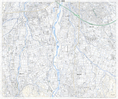 543771 速星（はやほし Hayahoshi）, 地形図