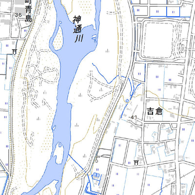 543771 速星（はやほし Hayahoshi）, 地形図