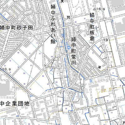 543771 速星（はやほし Hayahoshi）, 地形図