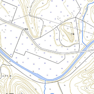 664146 曙（あけぼの Akebono）, 地形図