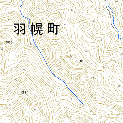 664147 羽幌貯水池（はぼろちょすいち Haborochosuichi）, 地形図