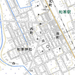 664203 和寒（わっさむ Wassamu）, 地形図