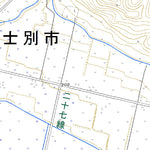 664214 中央（ちゅうおう Chuo）, 地形図