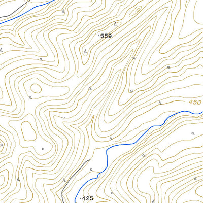 664216 藻瀬狩山（もせかりざん Mosekarizan）, 地形図