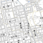 664223 士別（しべつ Shibetsu）, 地形図