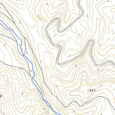 664235 下川（しもかわ Shimokawa）, 地形図