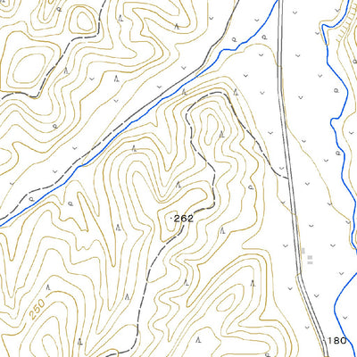 664237 西興部（にしおこっぺ Nishiokoppe）, 地形図