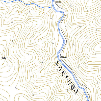 664244 見晴山（みはらしやま Miharashiyama）, 地形図