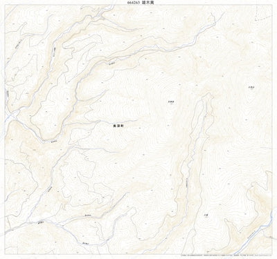 664263 雄木禽（おききん Okikin）, 地形図