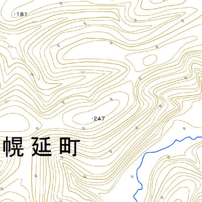 674147 本流（ほんりゅう Honryu）, 地形図