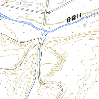674206 音標（おとしべ Otoshibe）, 地形図