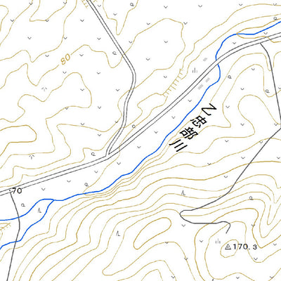 674215 乙忠部（おっちゅうべ Otchube）, 地形図